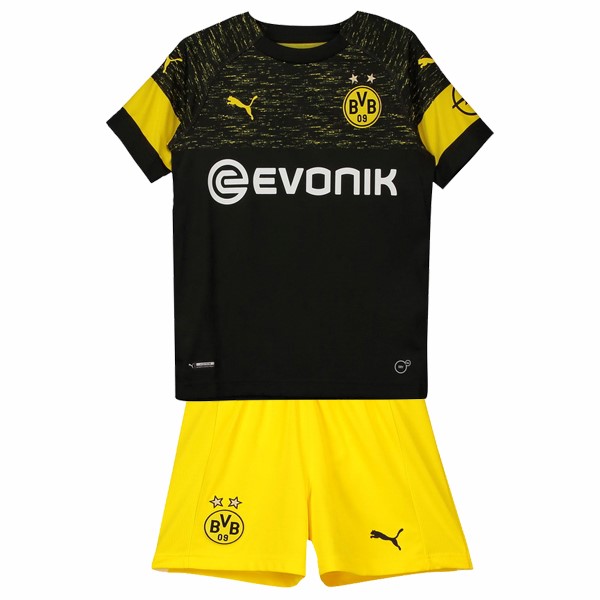 Maillot Football Dortmund Exterieur Enfant 2018-19 Noir